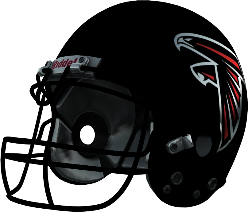 Atlanta Falcons Helmet Side View PNG Image