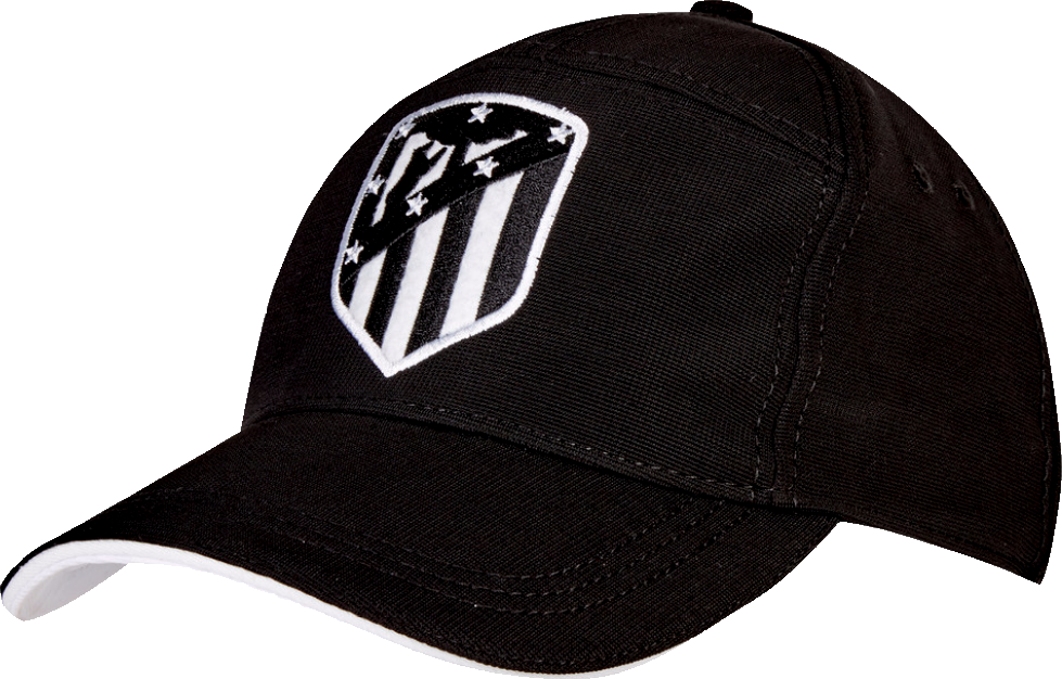 Atletico Madrid Logo Black Cap PNG Image