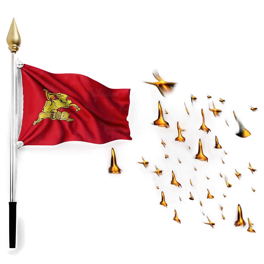 Atmospheric Red Flag Effect Png Axl PNG Image