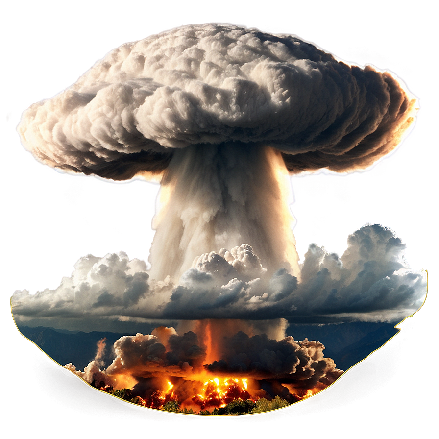 Atomic Bomb Mushroom Cloud Png Fpt PNG Image