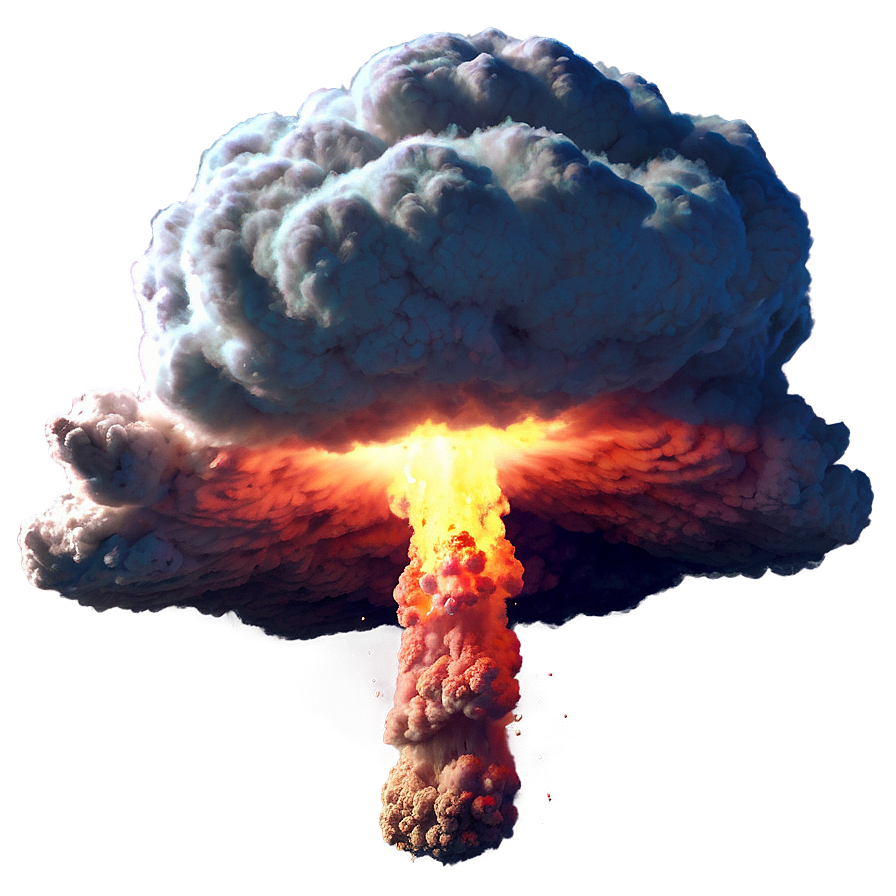 Atomic Explosion Simulation Png Knr72 PNG Image