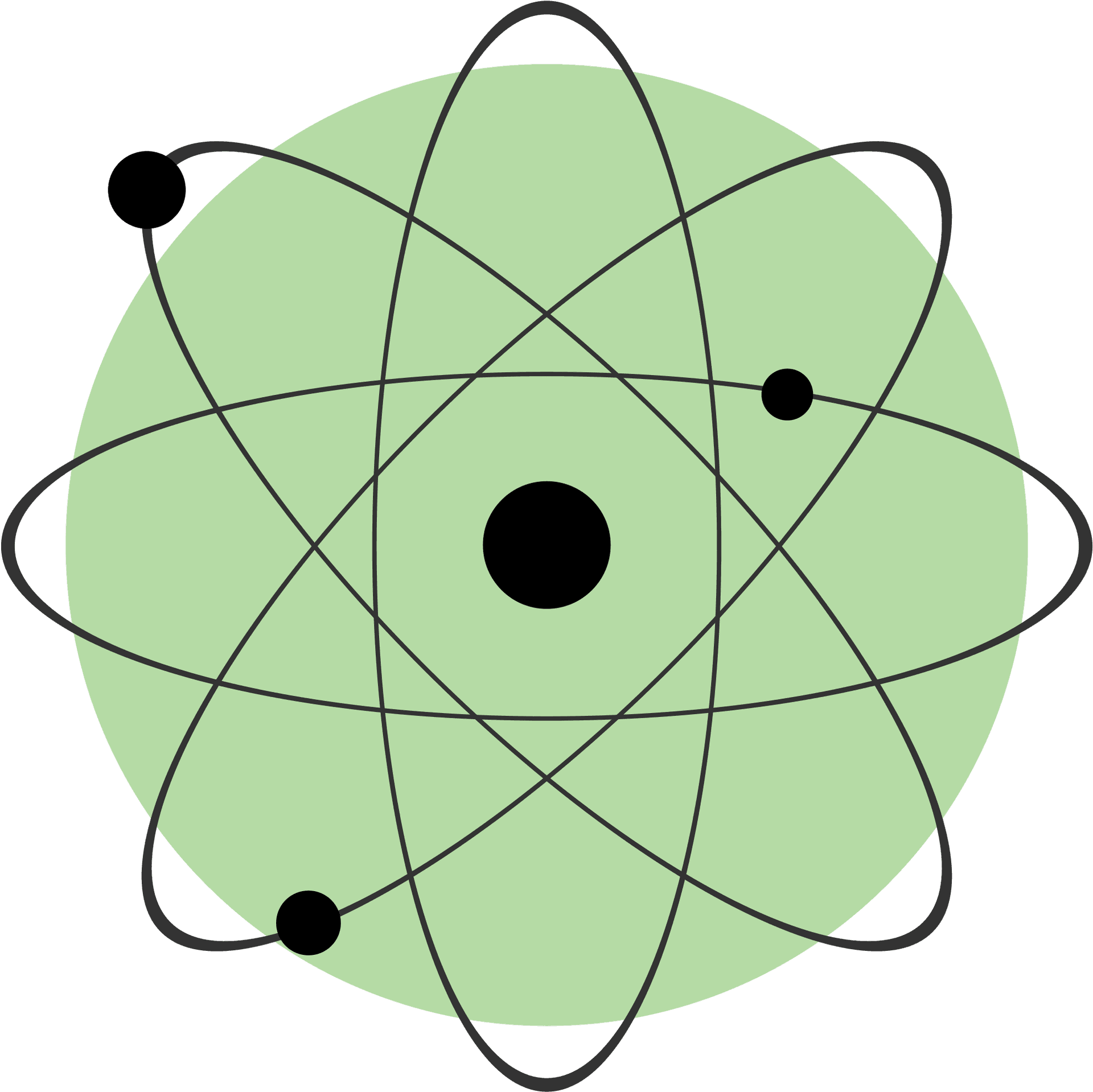 Atomic Structure Illustration PNG Image