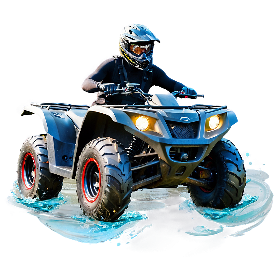 Atv Underwater Crossing Png 7 PNG Image