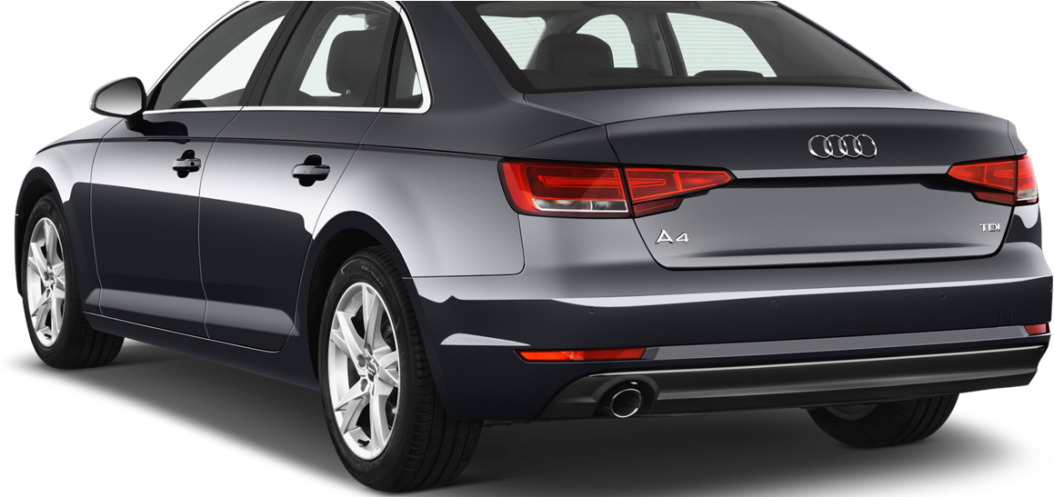 Audi A4 Sedan Rear View PNG Image