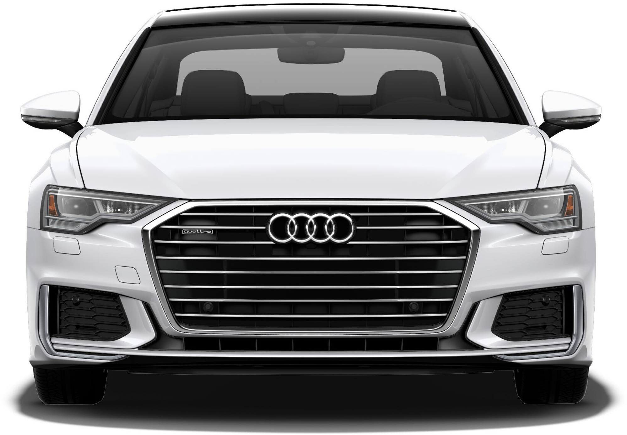 Audi A6 Front View2023 PNG Image