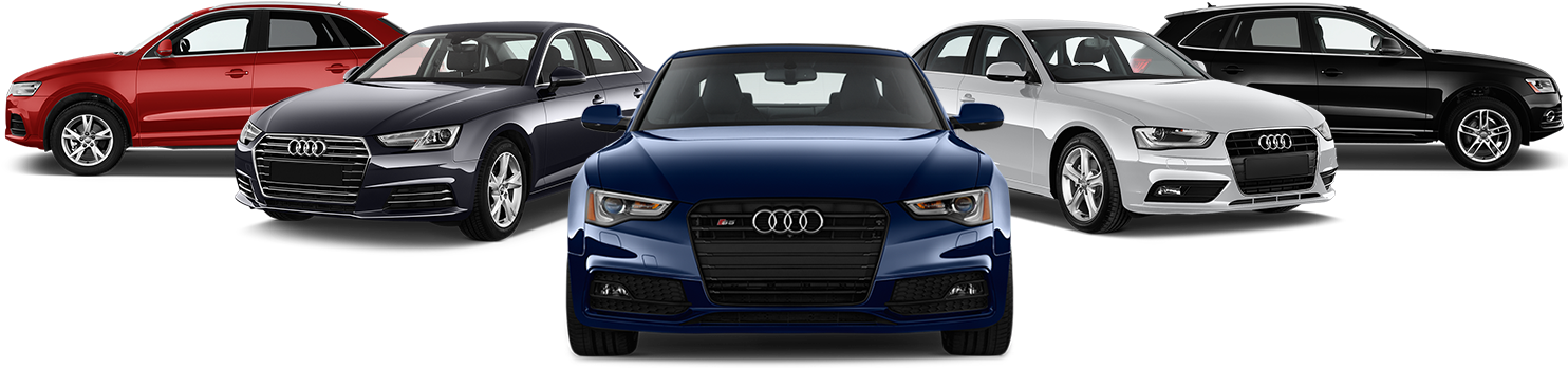 Audi Model Lineup PNG Image