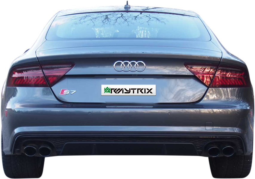 Audi S7 Rear View Car Image PNG Image