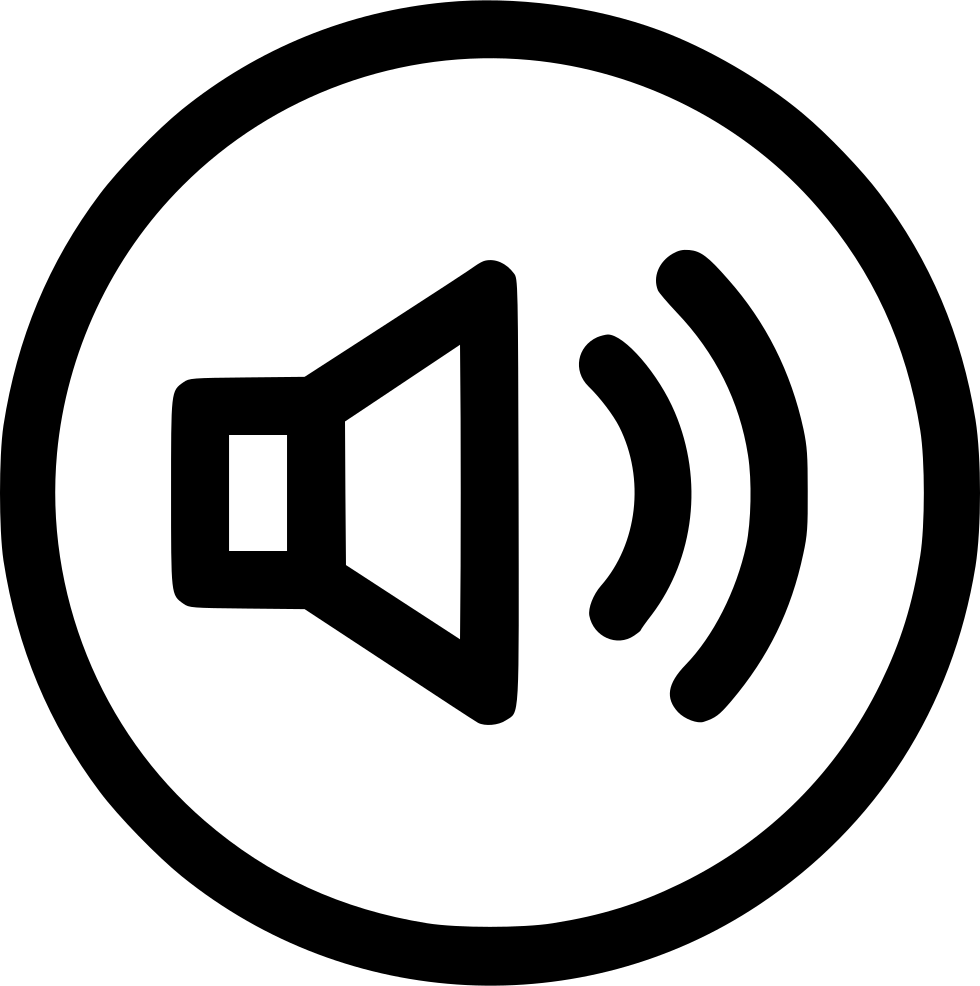 Audio Speaker Icon PNG Image