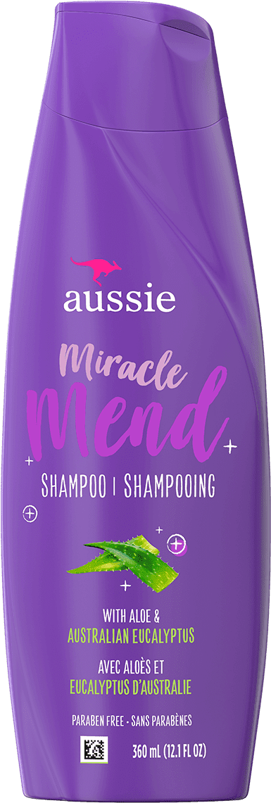 Aussie Miracle Mend Shampoo Bottle PNG Image