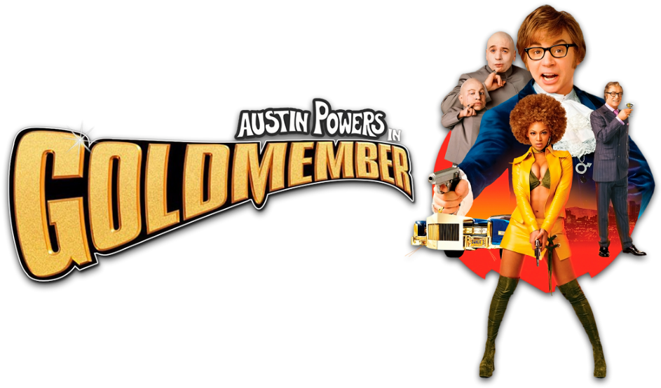 Austin Powers Goldmember Movie Promo PNG Image