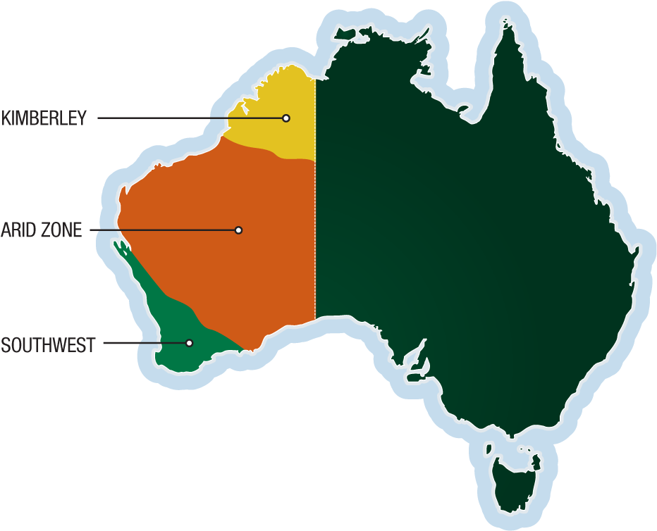 Australia Climate Zones Map PNG Image