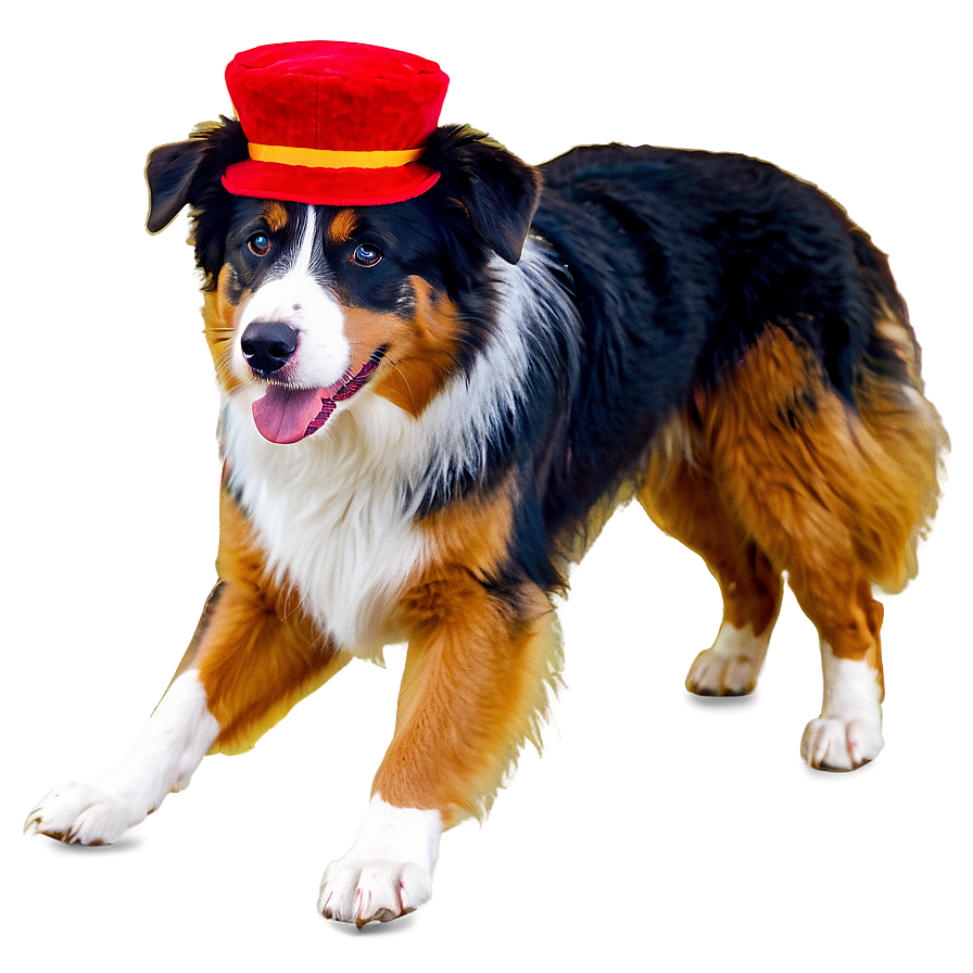 Australian Shepherd In Costume Png Edn23 PNG Image