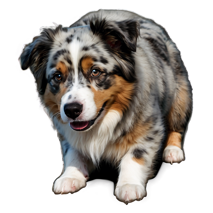 Australian Shepherd On Beach Png Jaq PNG Image