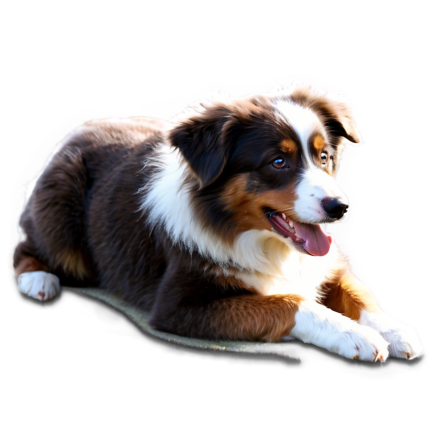 Australian Shepherd Playing Png 06202024 PNG Image