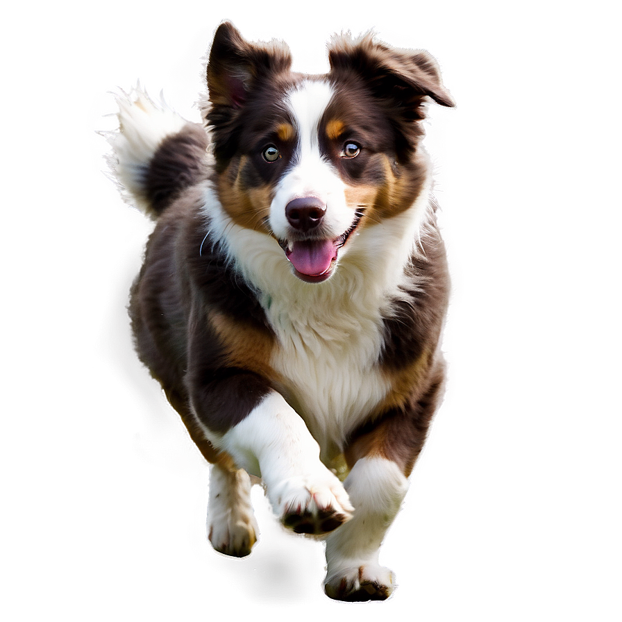 Australian Shepherd Running Png 36 PNG Image