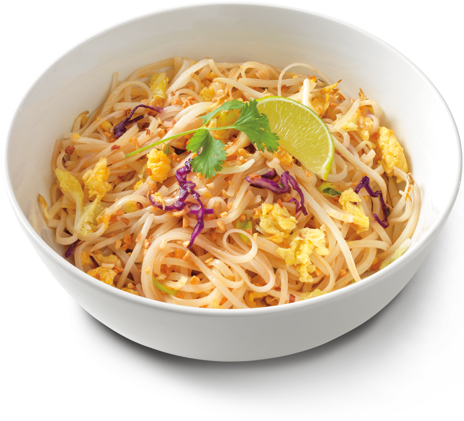 Authentic Pad Thai Dish PNG Image