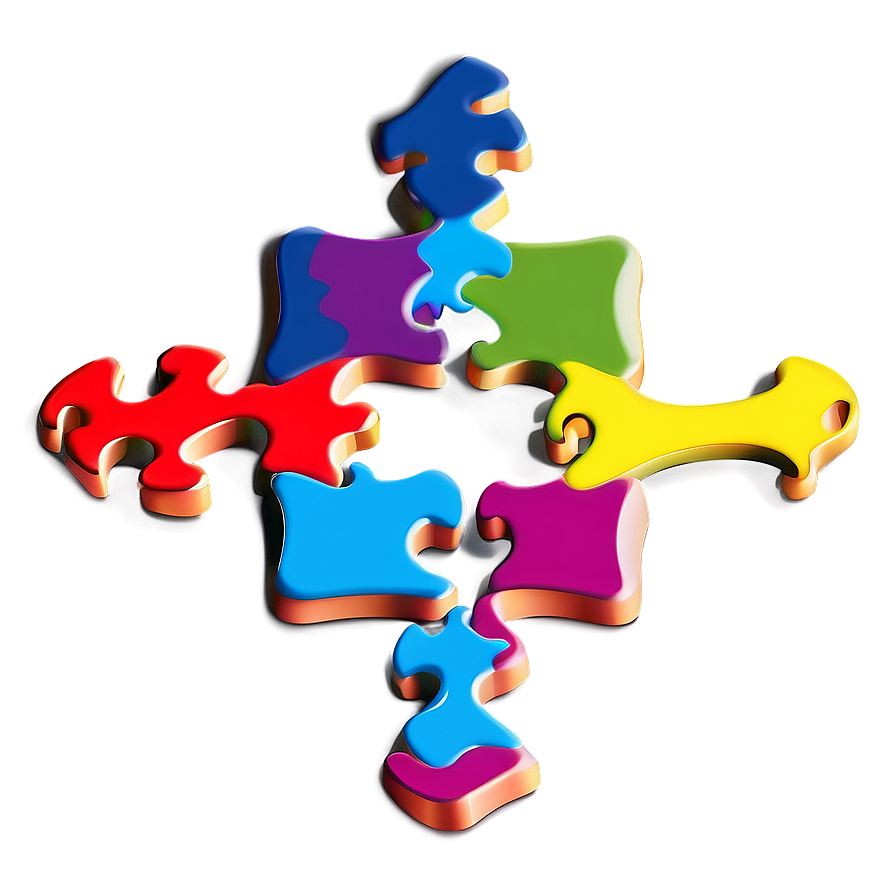 Autism Puzzle Piece Silhouette Png Iwv PNG Image