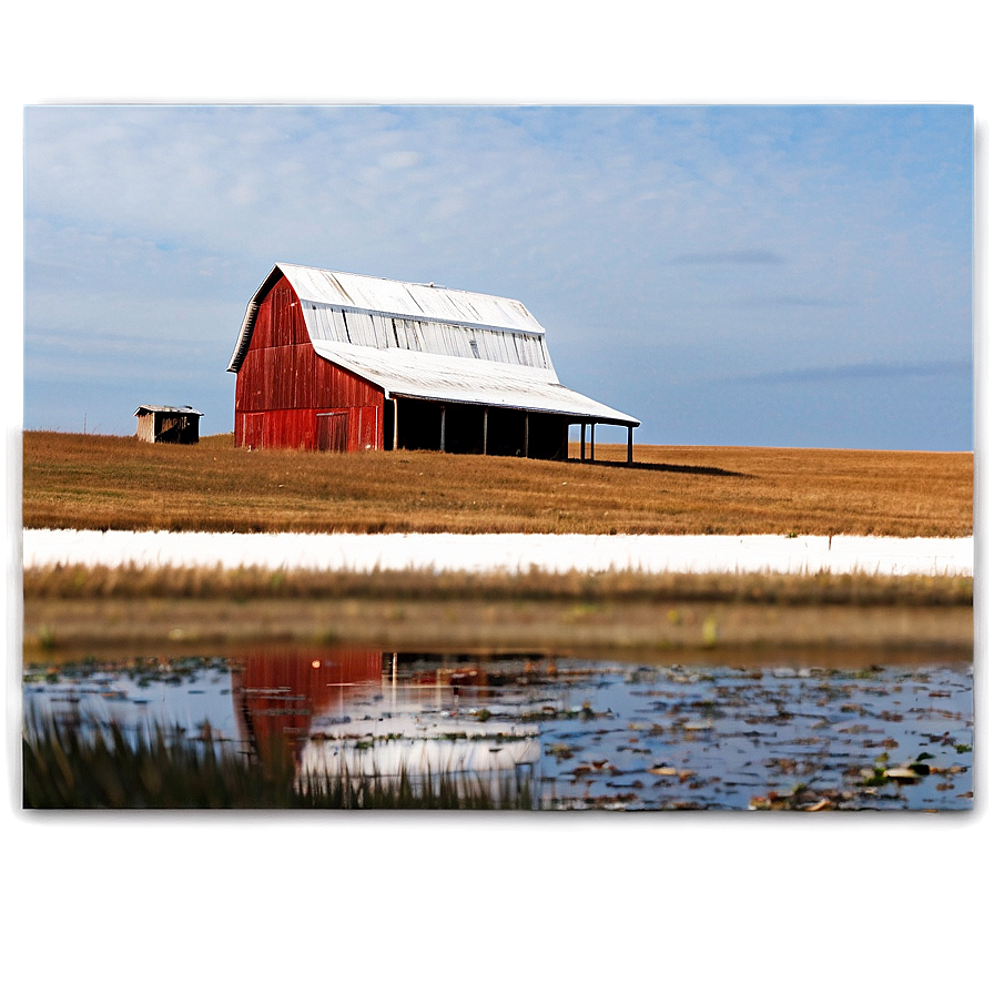 Autumn Barn Setting Png Wyt PNG Image