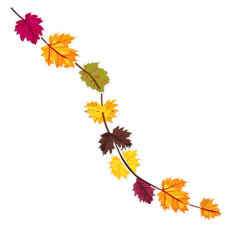 Autumn Colored Vine Png Dqe73 PNG Image