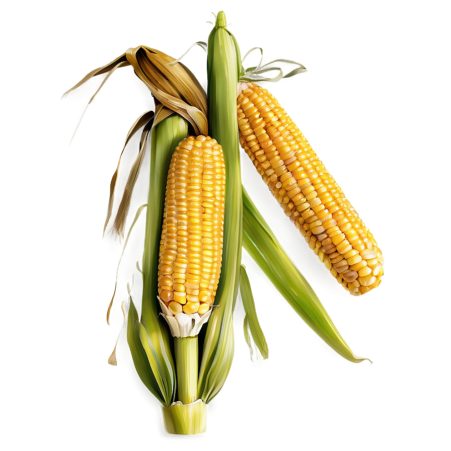 Autumn Corn Stalk Png Jso PNG Image