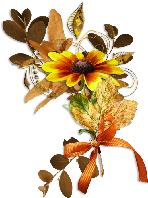 Autumn_ Floral_ Arrangement.png PNG Image