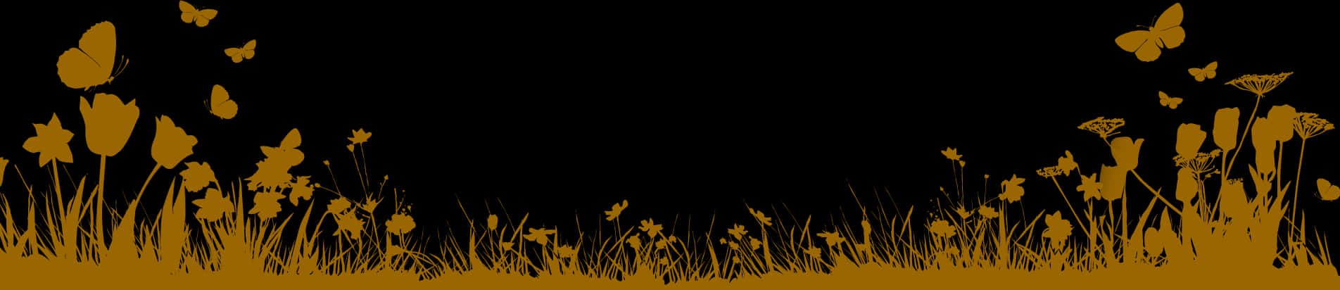 Autumn_ Floral_ Border_ Design PNG Image