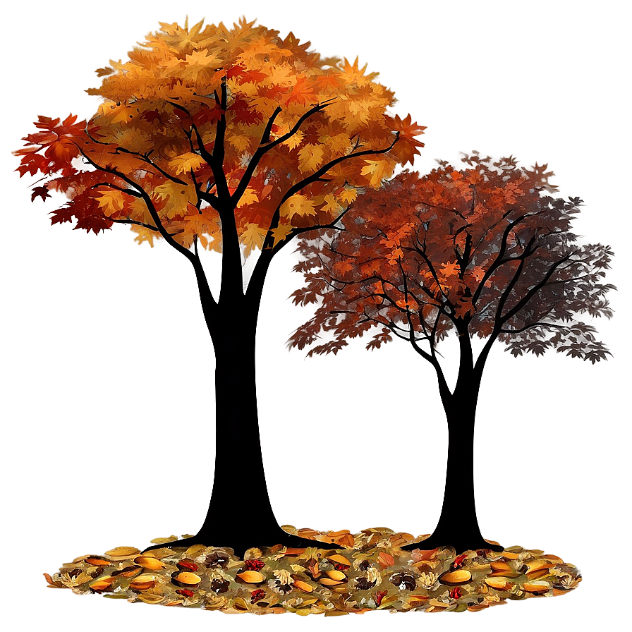 Autumn Forest Scenery Landscape Png Ciw PNG Image