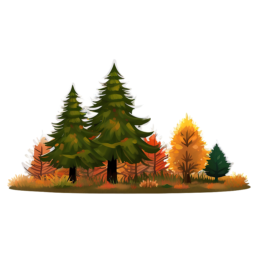 Autumn Forest Scenery Png 06212024 PNG Image