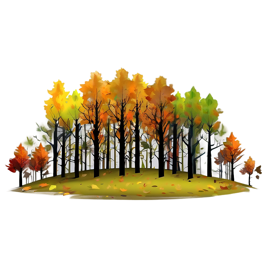 Autumn Forest Scenery Png 06262024 PNG Image