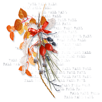 Autumn Harvest Bouquet PNG Image