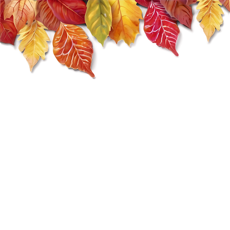 Autumn Leaves Border Png Cct7 PNG Image