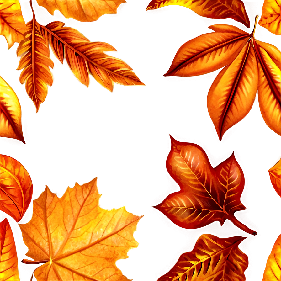 Autumn Leaves Collection Png Nxj PNG Image