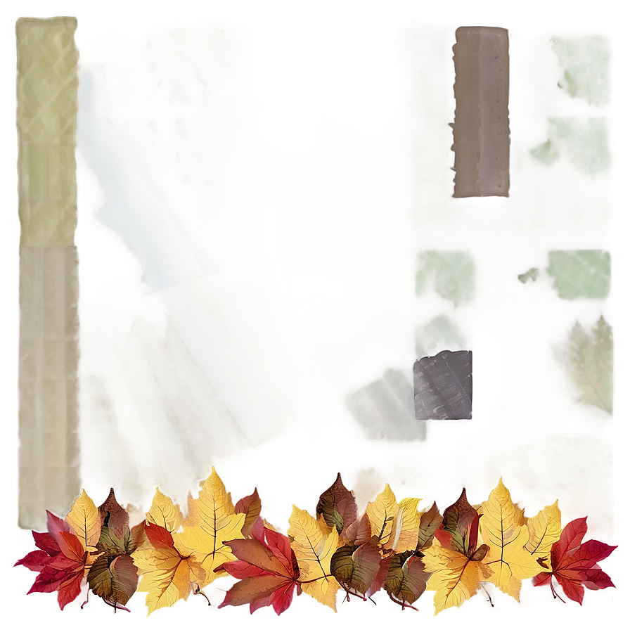 Autumn Leaves Drift Png Bts PNG Image