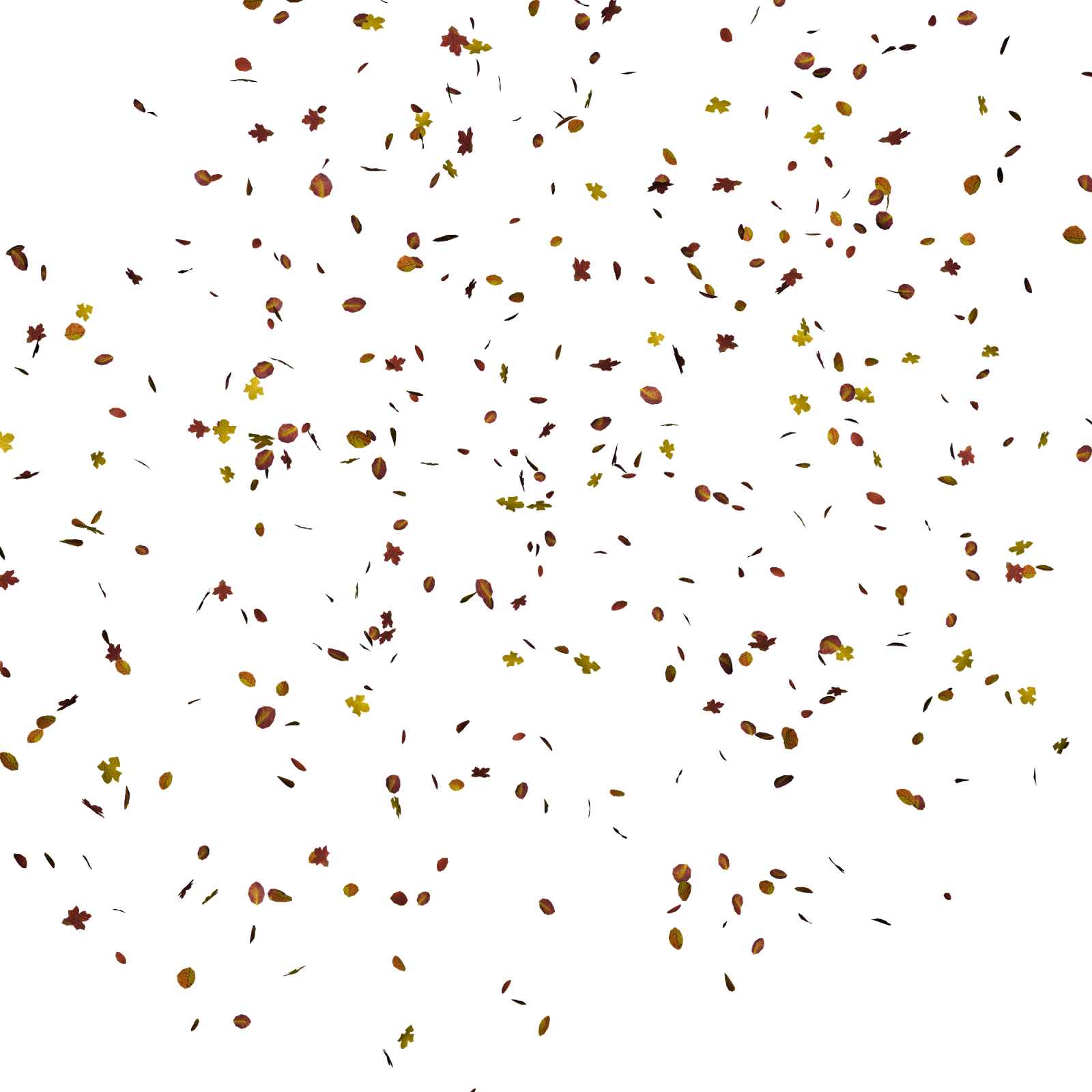 Autumn Leaves Falling Background PNG Image