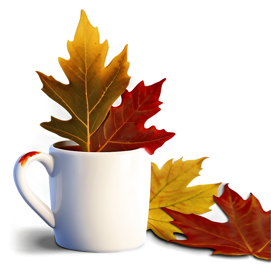 Autumn Leaves Mug Png Lks10 PNG Image