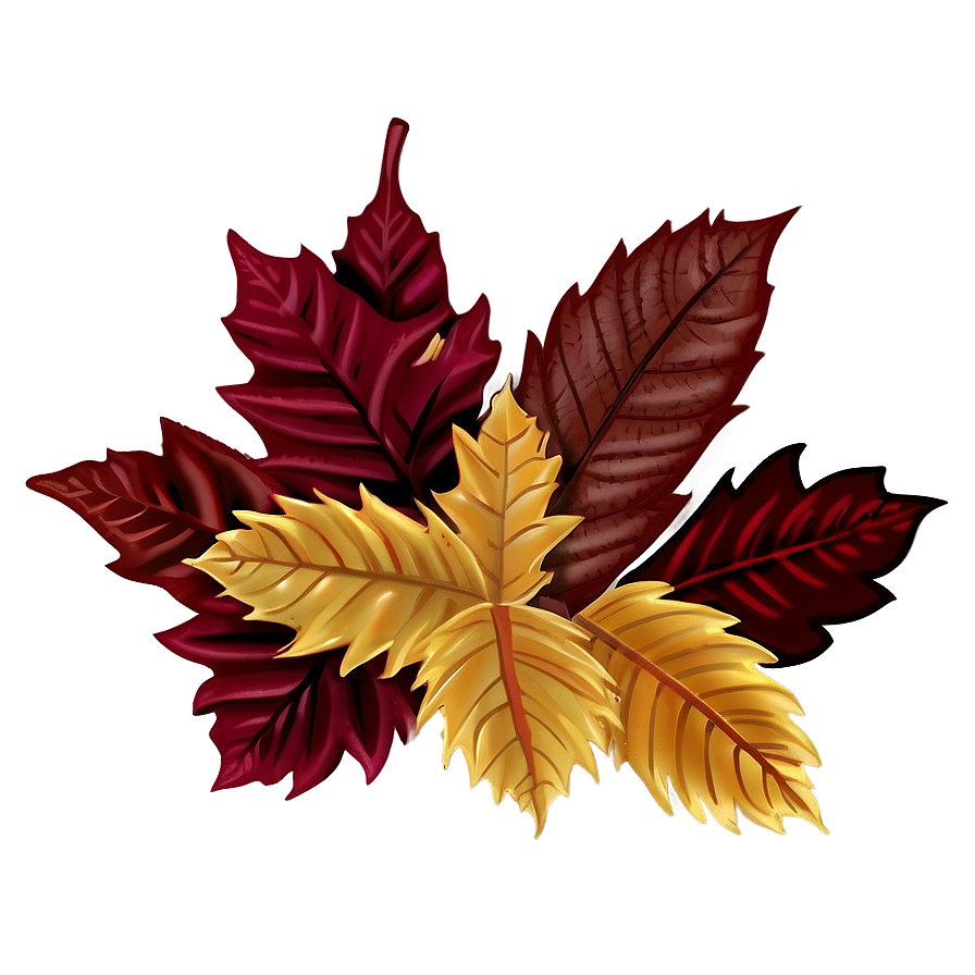 Autumn Leaves Thanksgiving Png 05212024 PNG Image