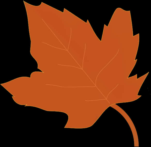 Autumn Maple Leaf Graphic PNG Image