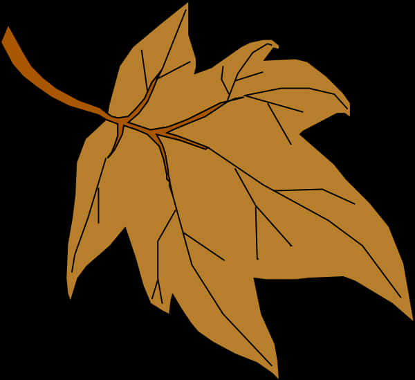 Autumn Maple Leaf Vector PNG Image