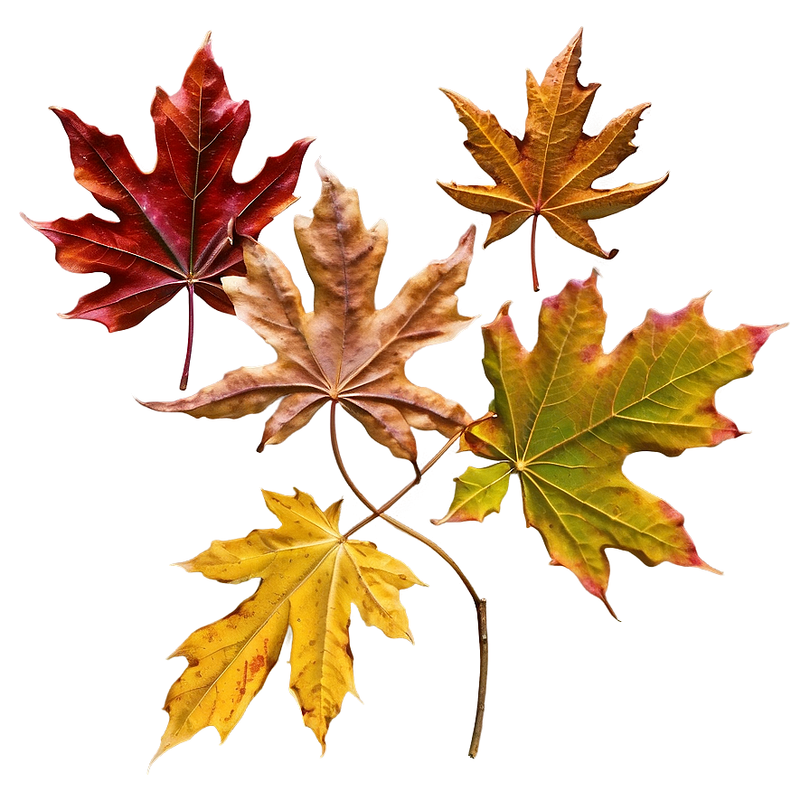 Autumn Maple Leaves Png Gdt PNG Image