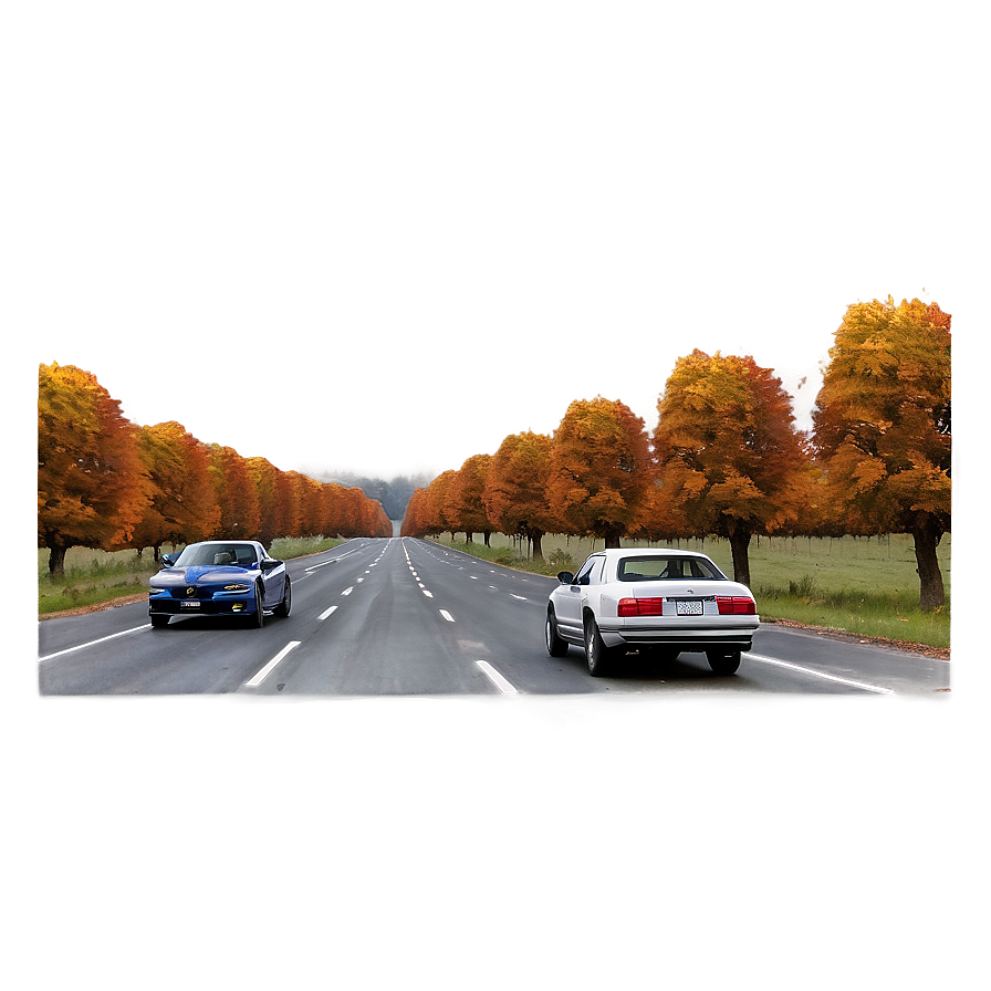 Autumn Road Trip Png Txg PNG Image