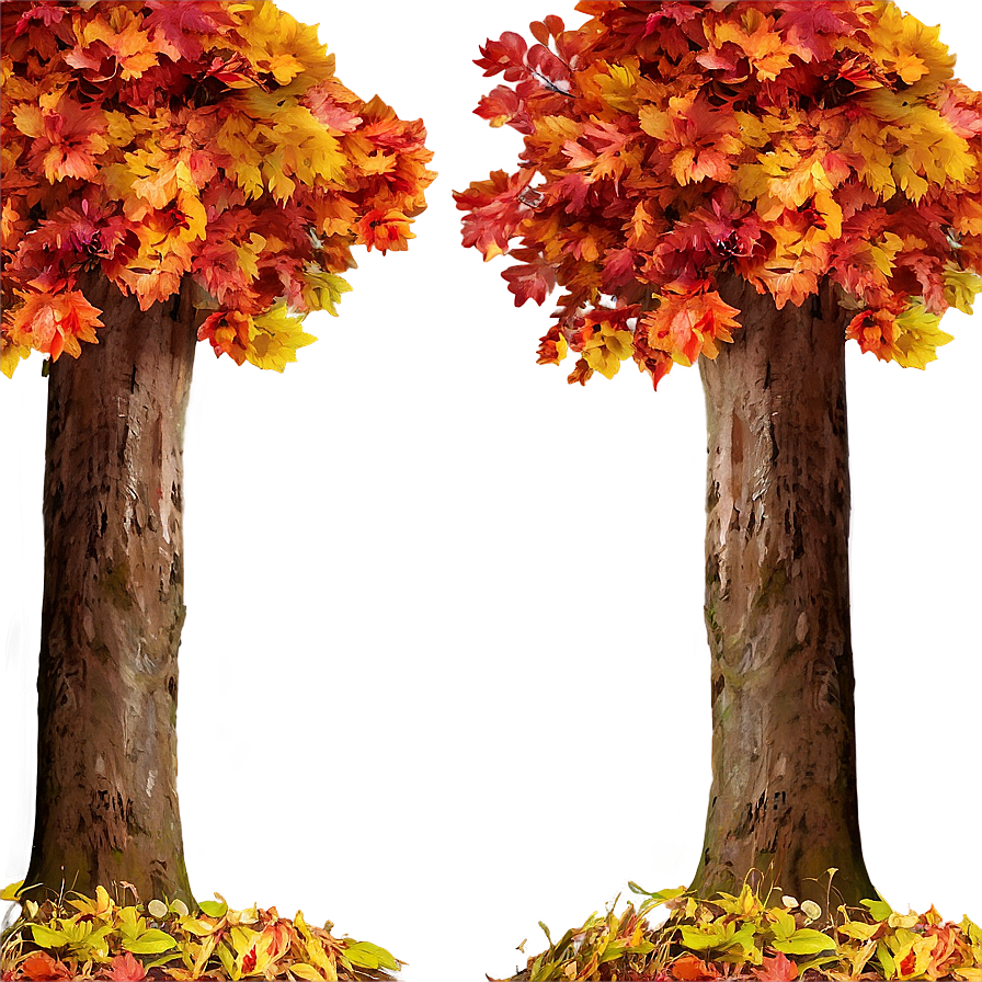 Autumn Tree In Forest Png Kxo1 PNG Image