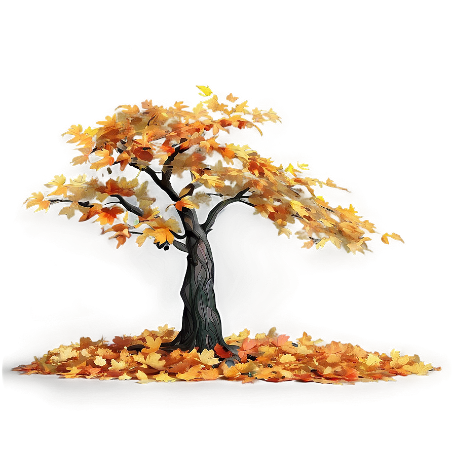 Autumn Tree In Forest Png Uiw6 PNG Image