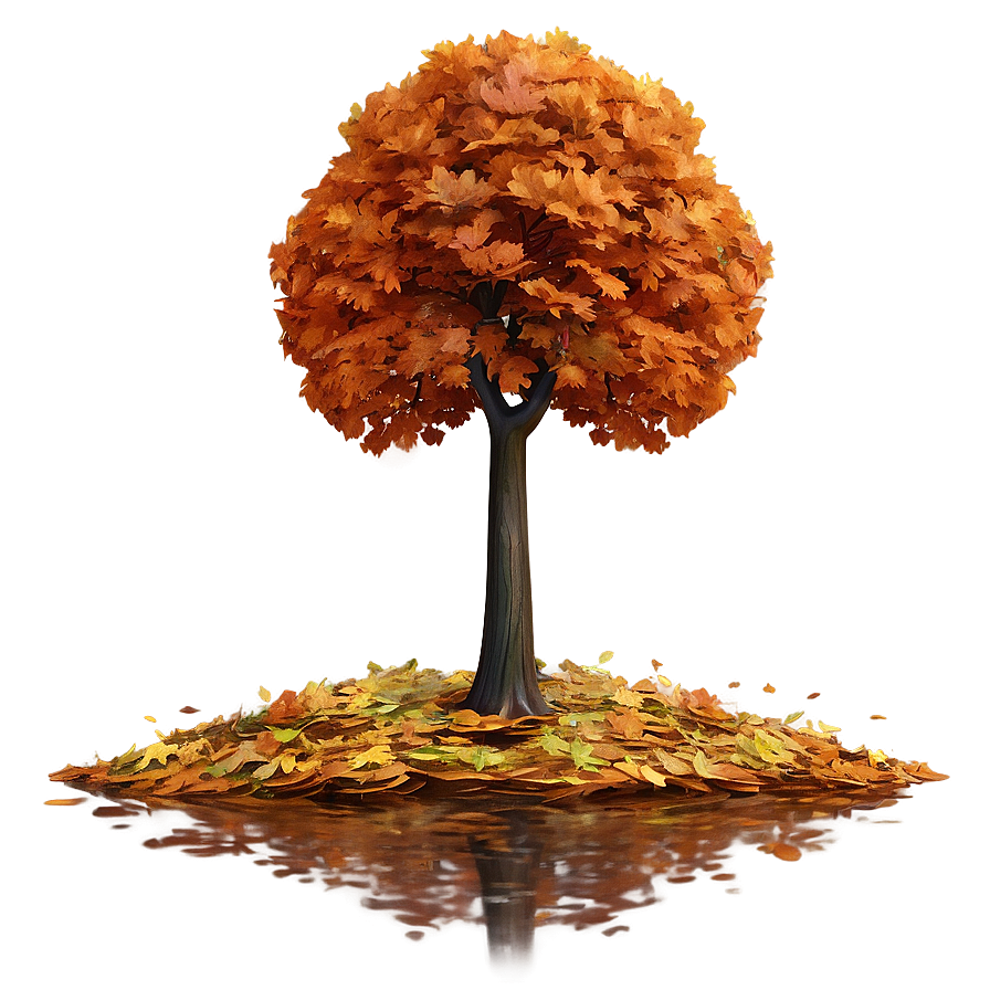 Autumn Tree In Park Png 06122024 PNG Image