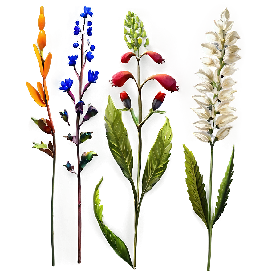 Autumn Wildflowers Display Png Eag81 PNG Image