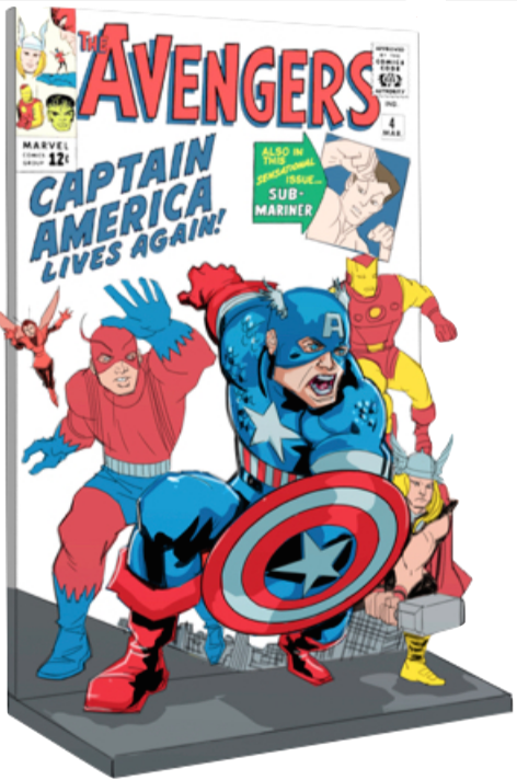 Avengers Comic Captain America Returns PNG Image