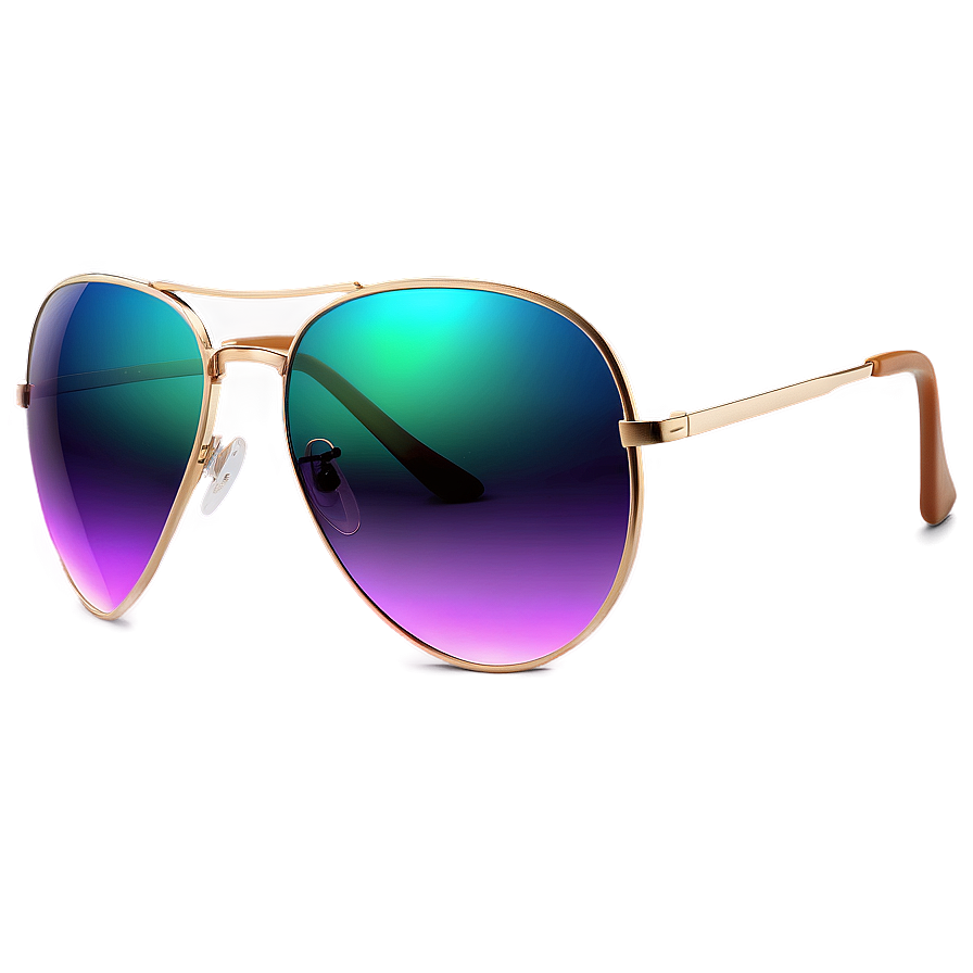 Aviator Glasses With Gradient Lenses Png Yqf42 PNG Image