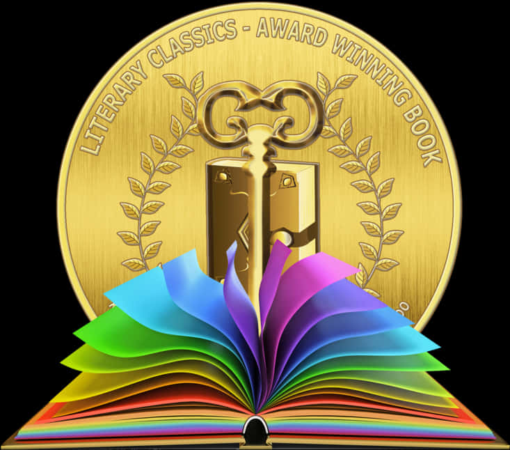 Award Winning Literary Classic Book Design PNG Image