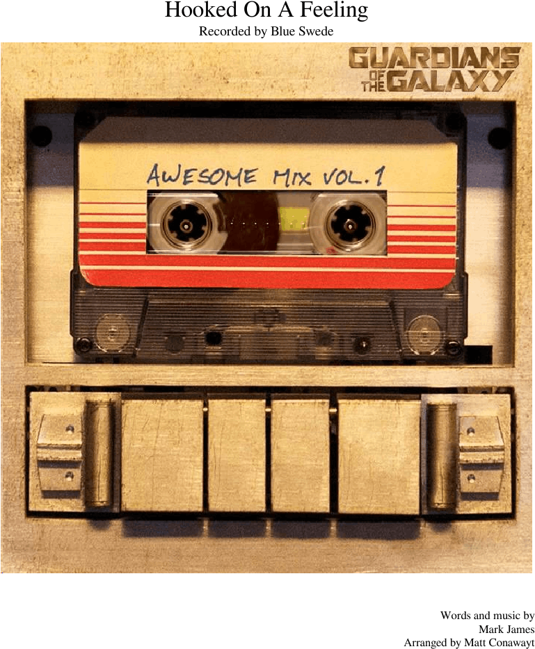 Awesome Mix Vol1 Cassette Tape PNG Image