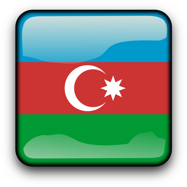 Azerbaijan Flag Icon PNG Image