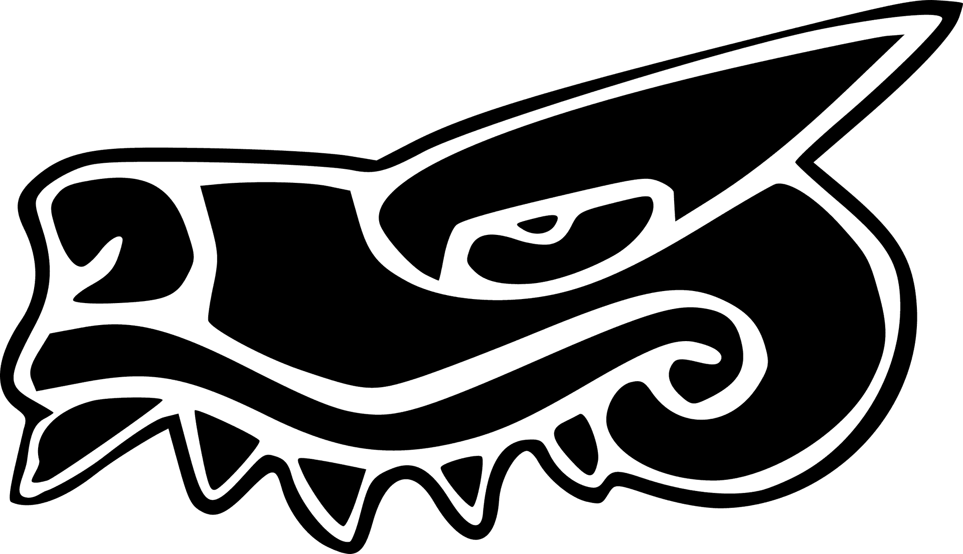 Aztec Serpent Warrior Symbol PNG Image